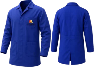 Jaleco azul royal Mangoni